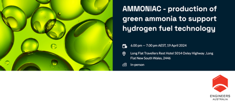 AMMONIAC - production of green ammonia to support hydrogen fuel technology