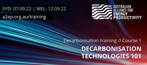 A2EP Training: Decarbonisation Technologies 101