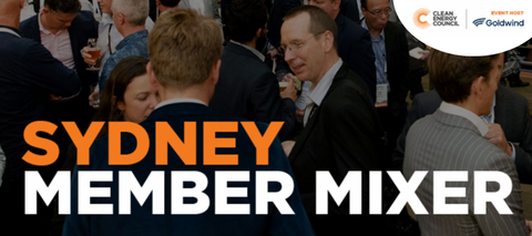 Clean Energy Council Sydney Member Mixer