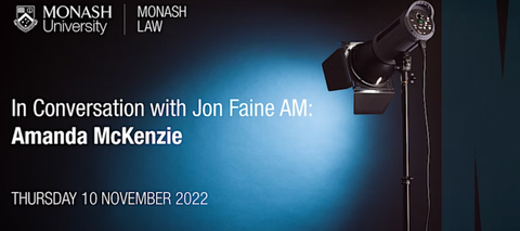 In Conversation with Jon Faine: Amanda McKenzie