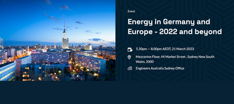 Energy in Germany and Europe - 2022 and beyond