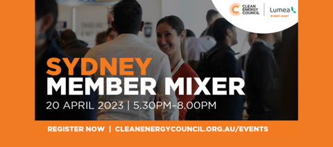 Clean Energy Council Sydney Member Mixer