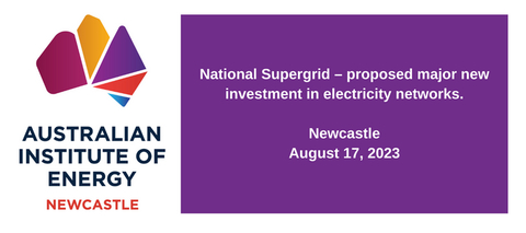 National Supergrid – proposed major new investment in electricity networks.