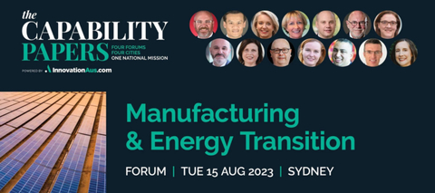 The Capability Papers: Manufacturing & Energy Transition