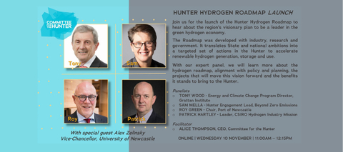 Hunter Hydrogen Roadmap Launch