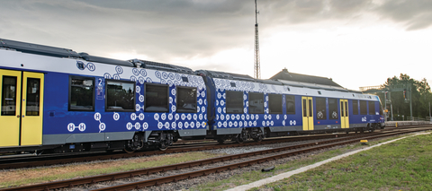 World first as German passenger train route is serviced by hydrogen fuelled trains