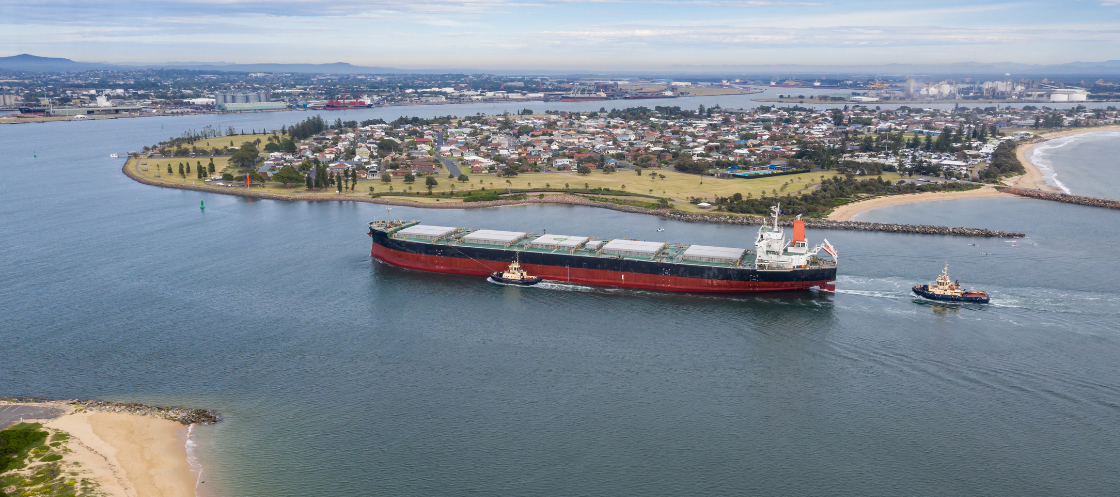 Newcastle harbour