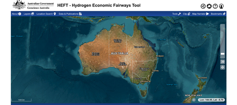 Hydrogen Mapping Tool finalist in Eureka Prize