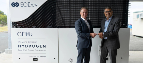 Toyota and EODev sell first locally produced hydrogen fuel cell generator