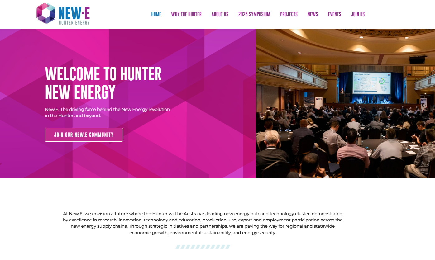 Hunter New Energy Website